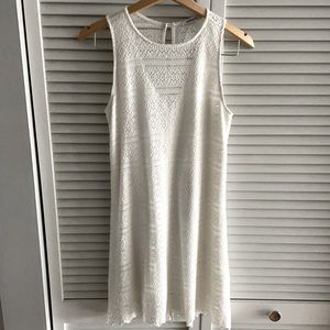 Red Haute White Dress